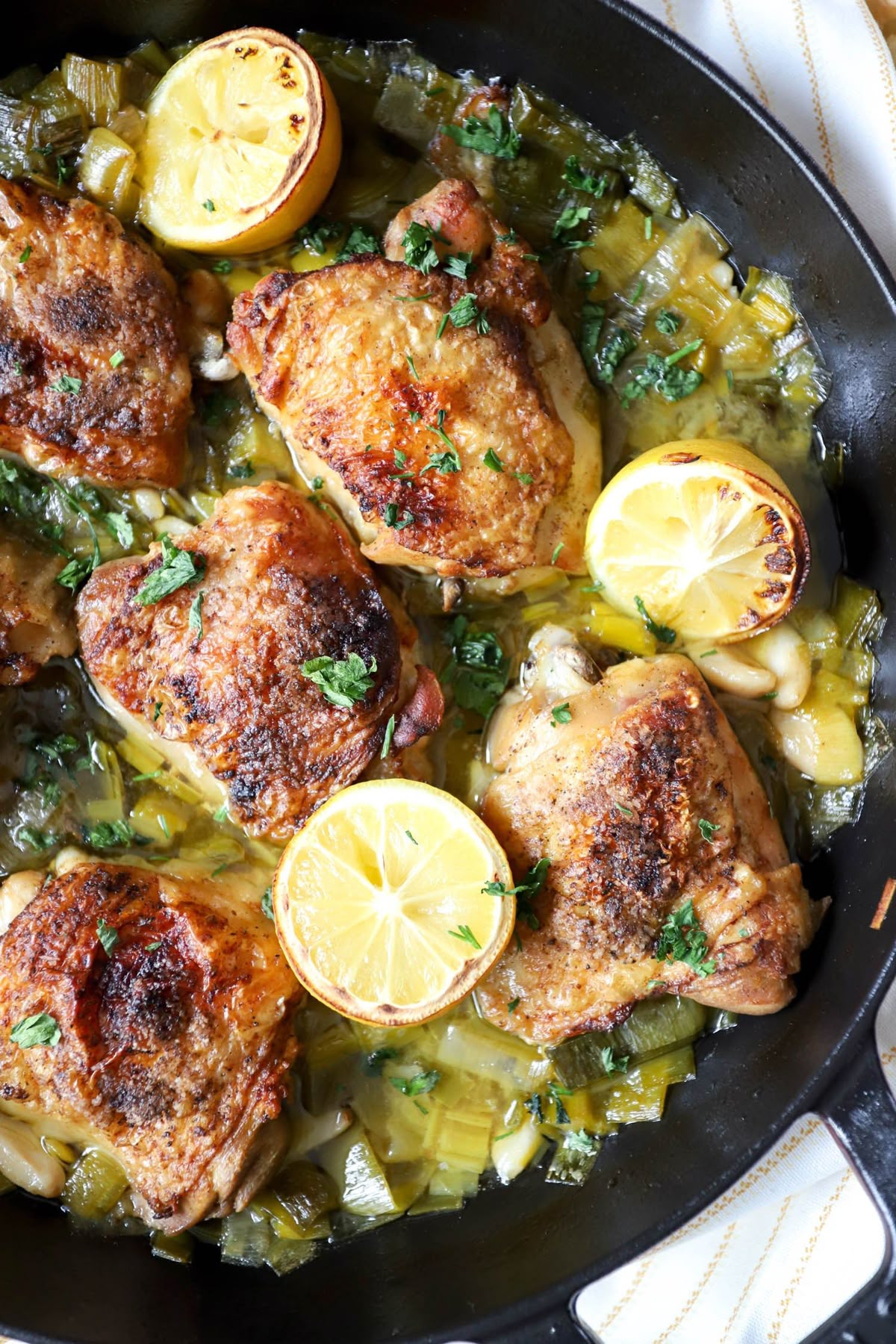 Protein Only: Lemon Leek Chicken Thighs (15-oz)