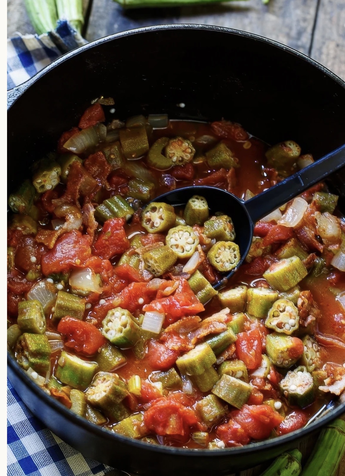 Southern Stewed Okra & Tomatoes