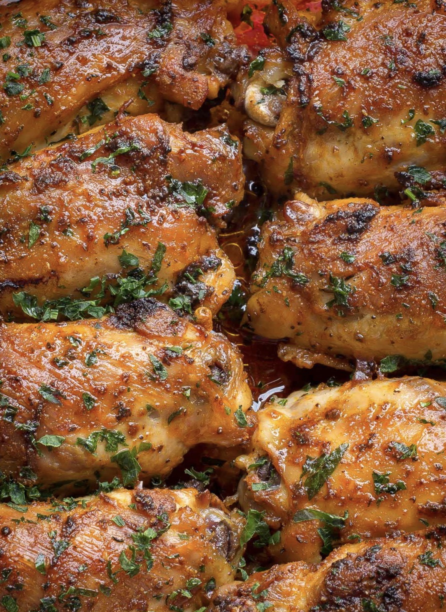 Bulk Spanish Paprika Chicken Thighs (15oz)