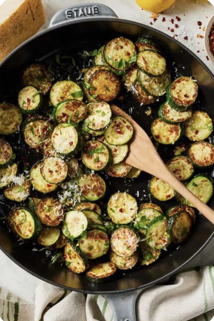 Herby Roasted Zucchini 🌱