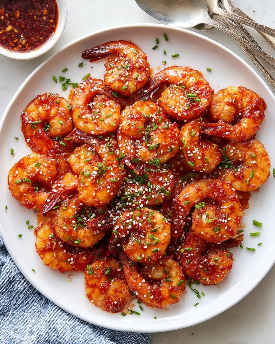 Chili Crunch Garlic Shrimp