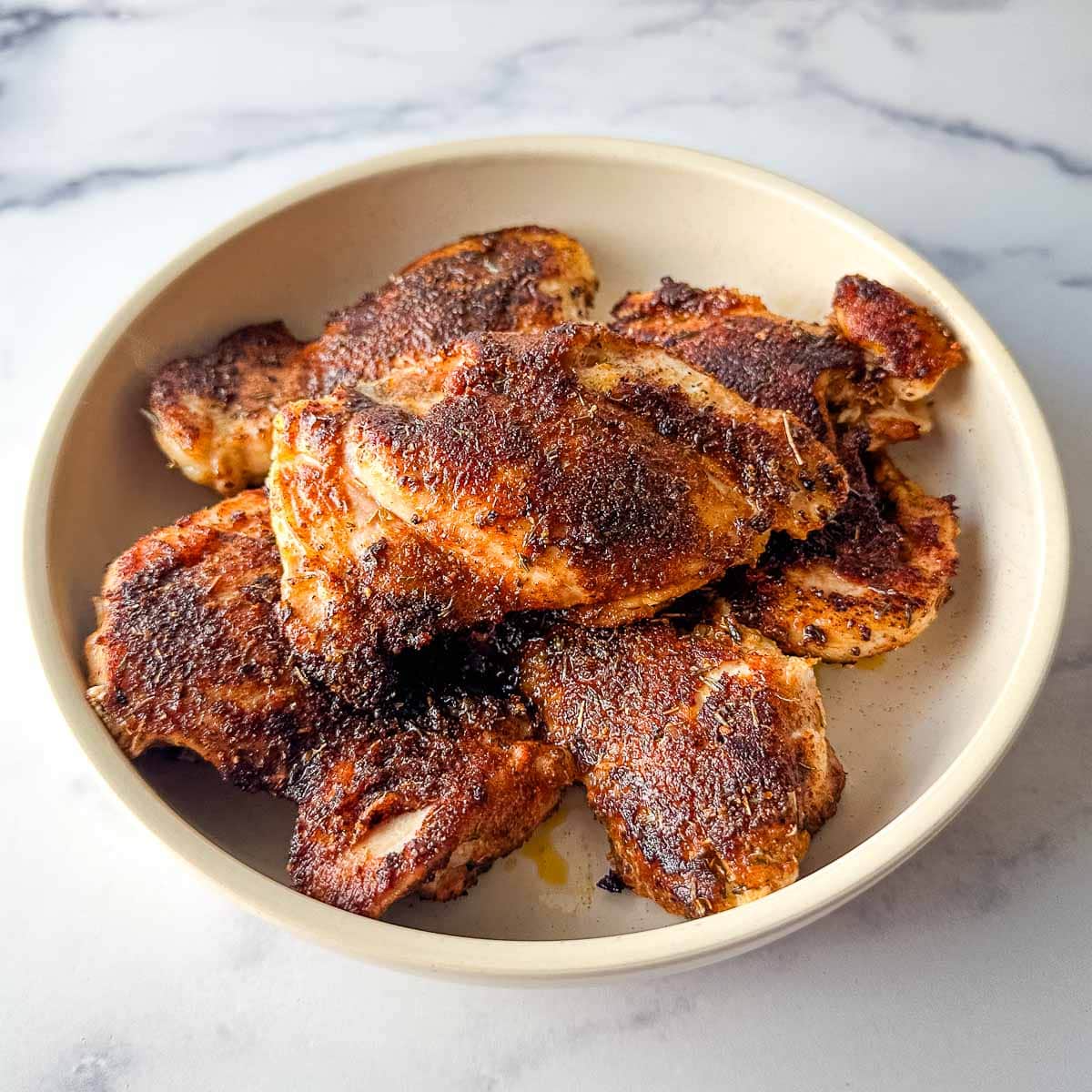 Blackened Skinless Chicken Thighs