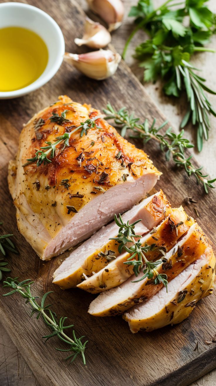 Bulk Garlic Thyme Chicken Breast (15 oz)