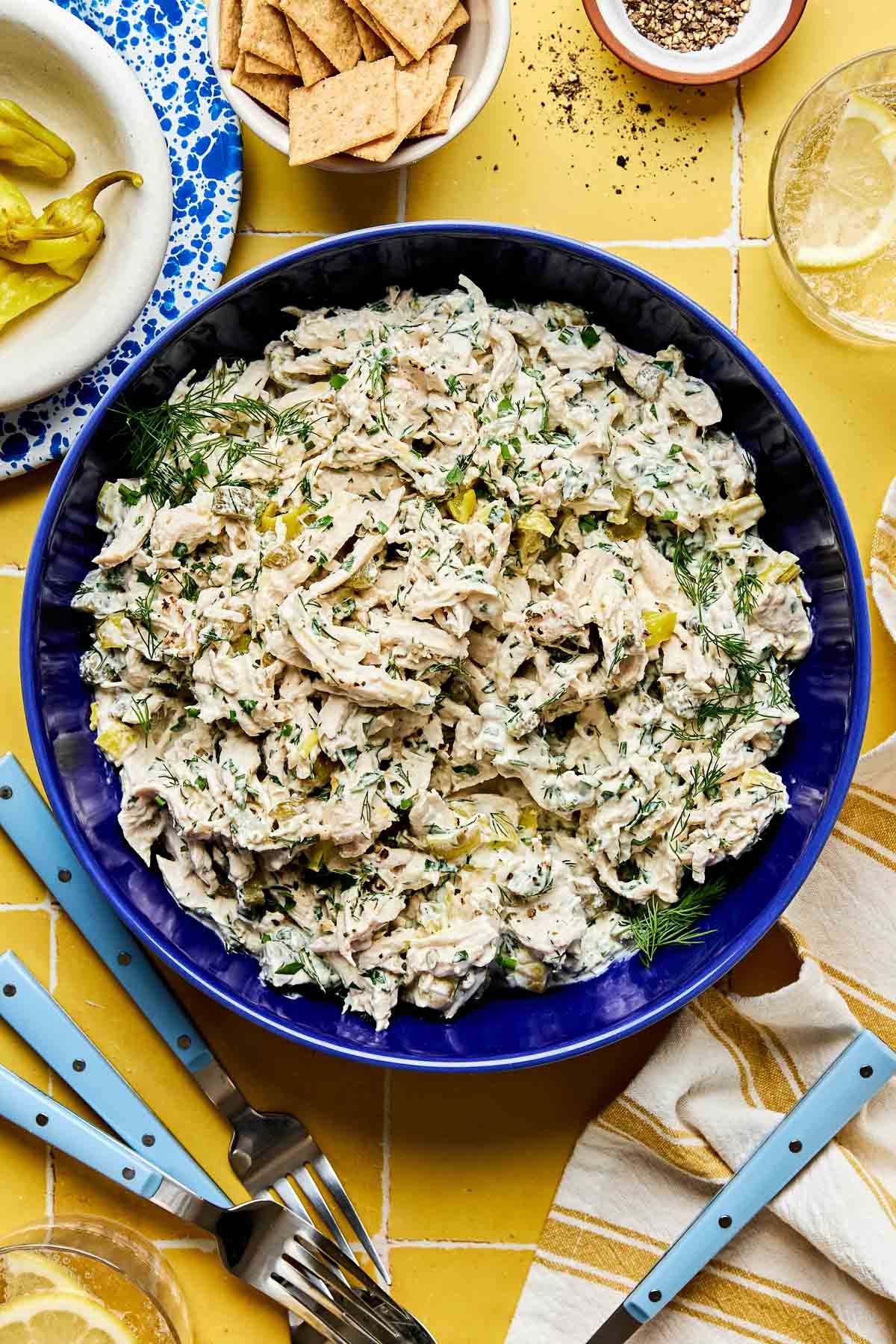 Classic Herb Chicken Salad (13 oz) with Pepperoncini • High Protein