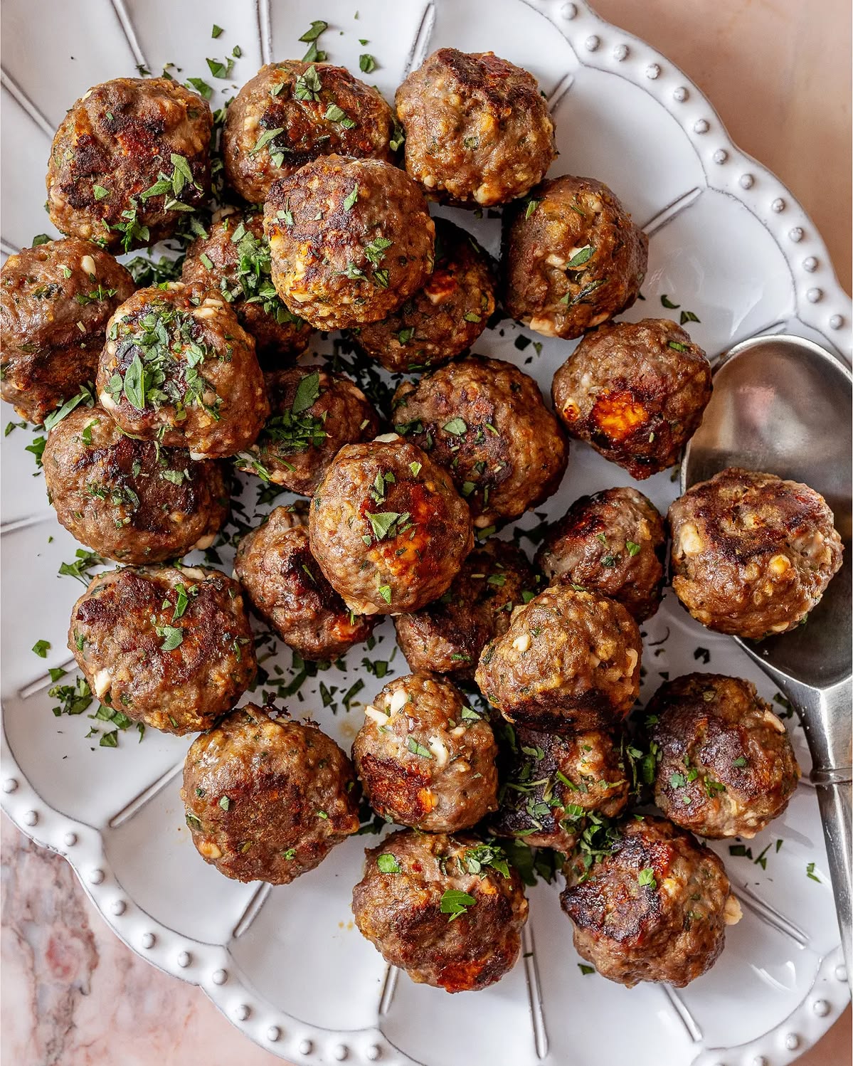 Mushroom Herb Beef Meatballs