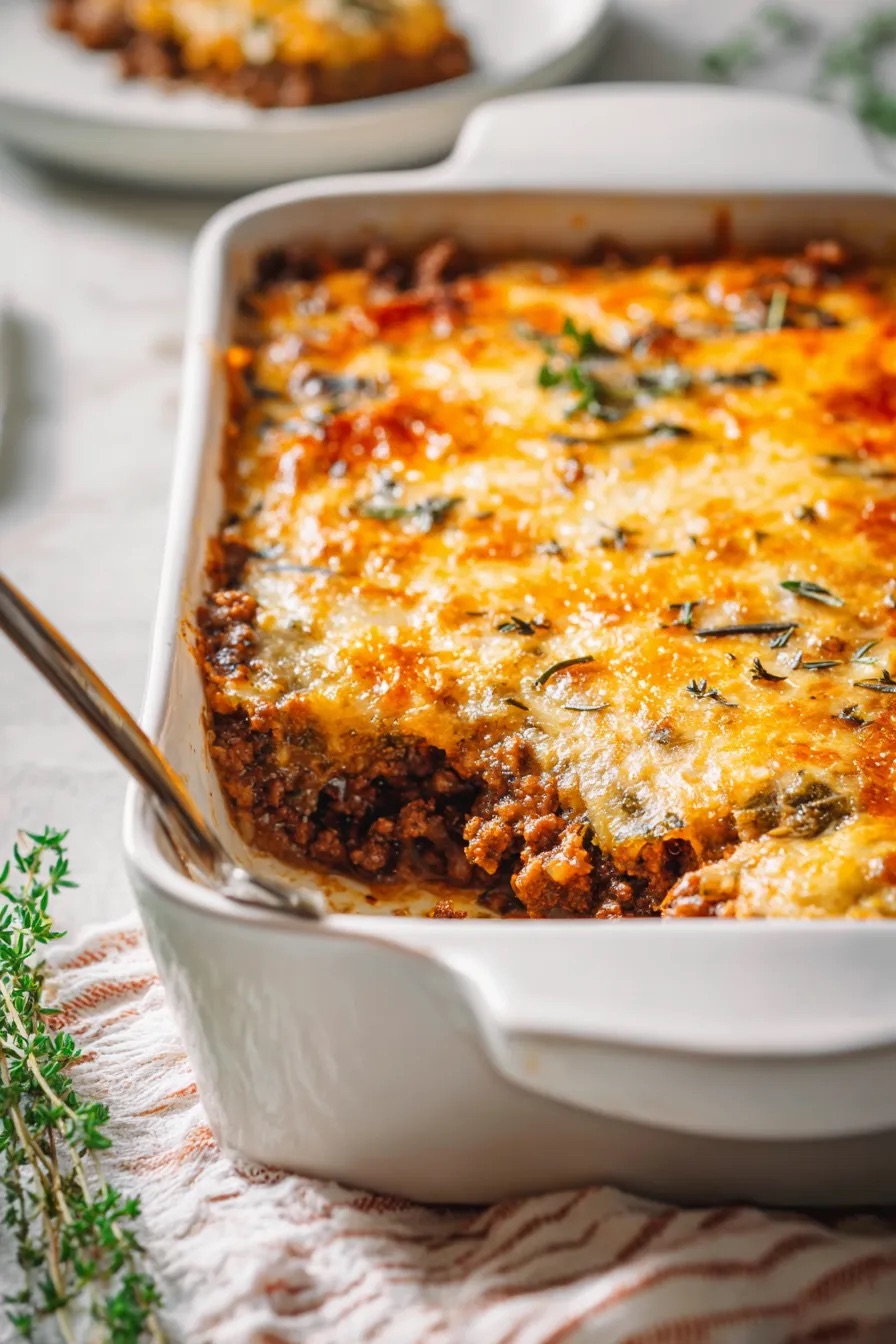 Limited Quantity Protein Only: Taco Beef Cheeseburger Bake 15oz (W30|Paleo|Keto)
