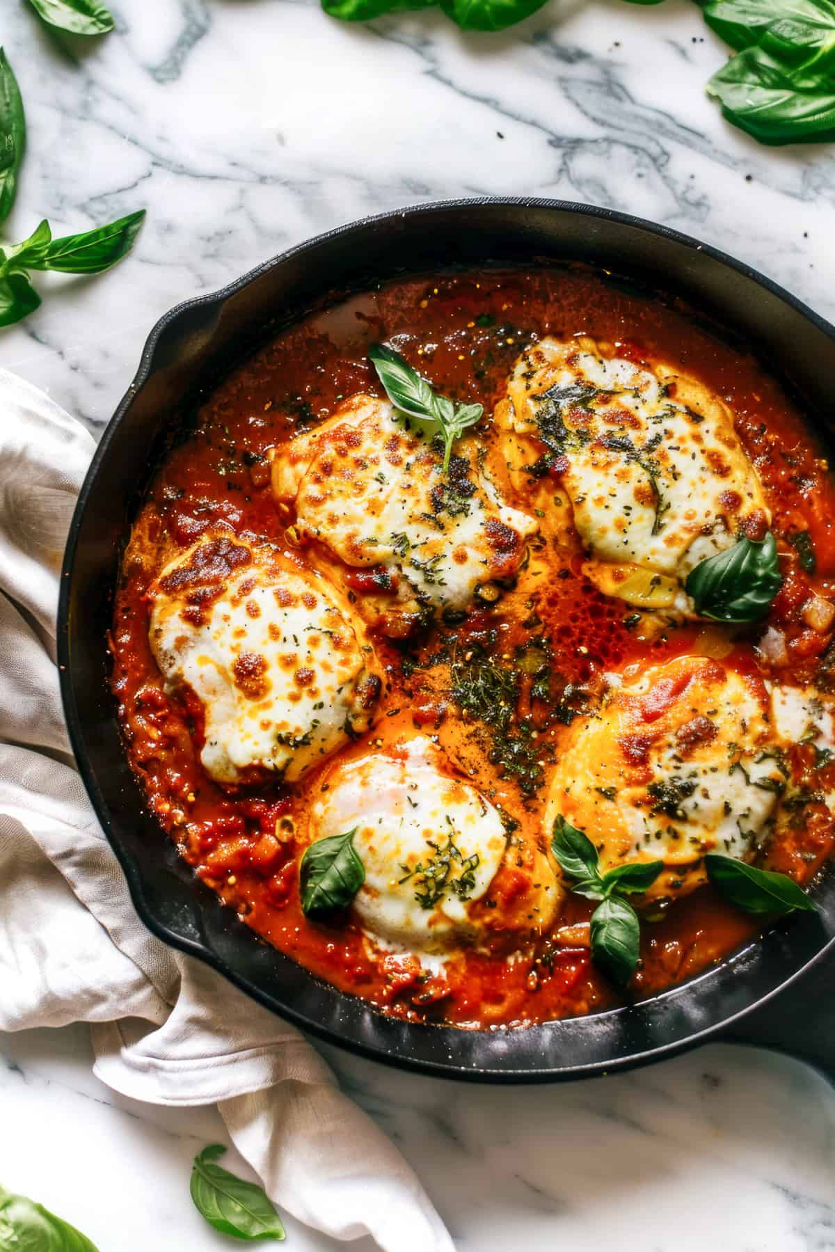Tomato Basil Mozzarella Chicken Thighs (LIMITED QUANTITY)