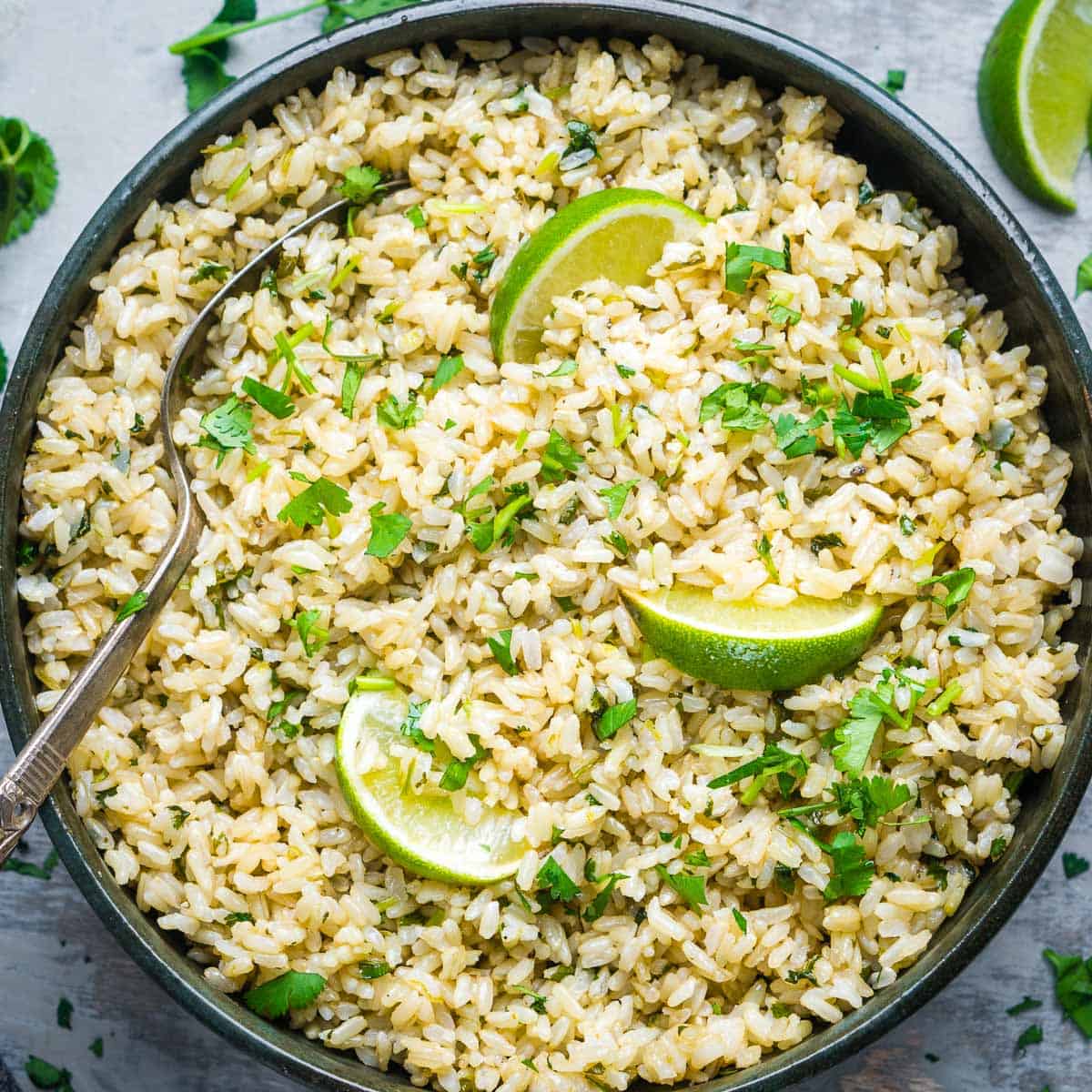 Cilantro Lime Brown Rice 🌱